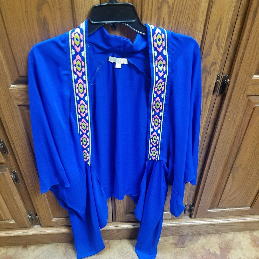 Gianni Bini Blue kimono